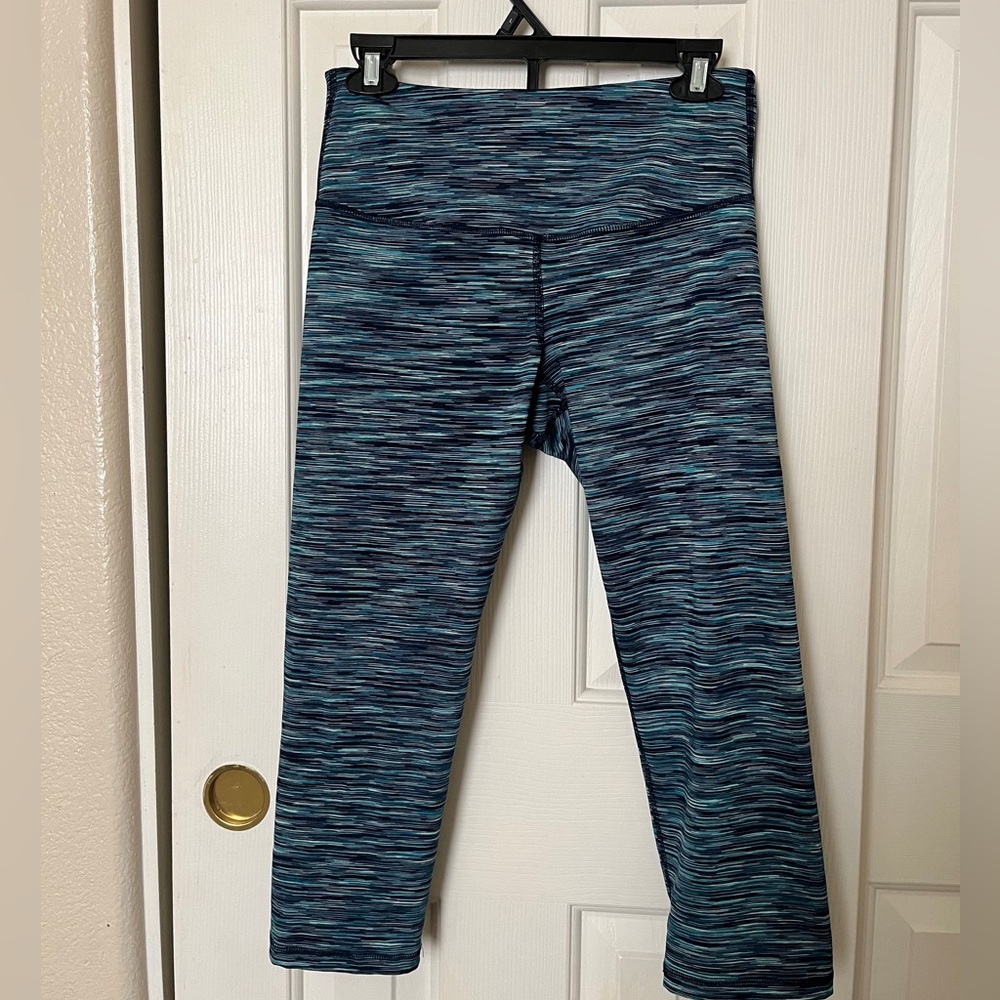 Old Navy women’s Teal Striped Leggings
